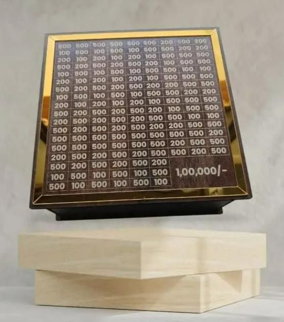 SaveSmart Wooden Piggy Bank